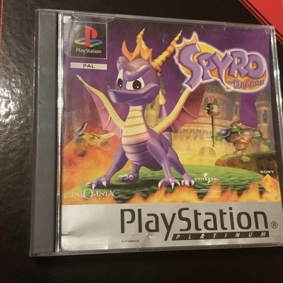 Spyro the Dragon Sony Platinum Ohne Anleitung PlayStation 1 PS1 Spiel