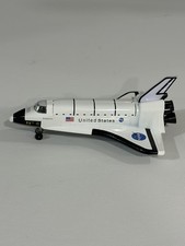 7.5" Space Shuttle US NASA Replica Diecast Model Toy Pull Action Rocket Ship