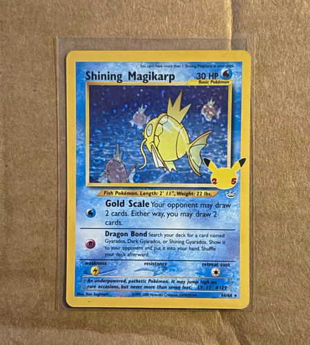 Pokemon TCG Shining Magikarp 66/64 Celebrations Classic Collection Holo EN