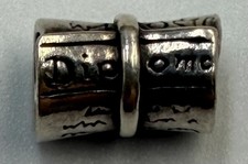 Graduation 925 Sterling Silver Diploma Scroll Bead Charm