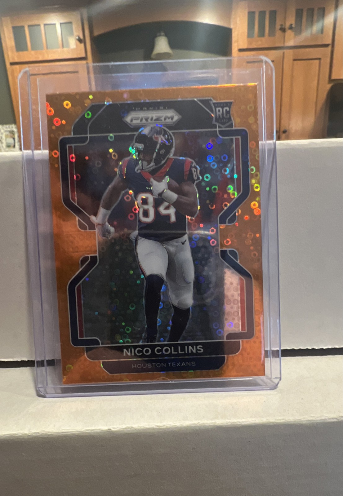 2021 Panini Prizm-Rookie Nico Collins #360 Orange Disco Prizm(RC) Houston Texans