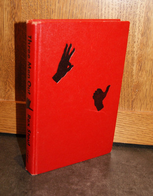 REX STOUT - THREE MEN OUT - HB - VIKING PRESS 1954.