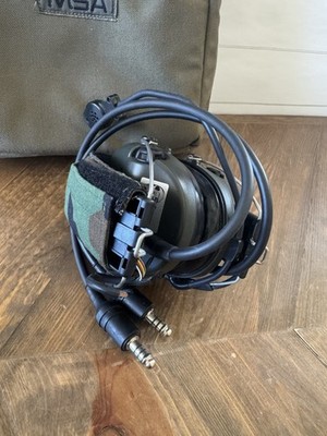 MSA SORDIN 75311 Dual Comms Headset and Carrying Case -Brittle