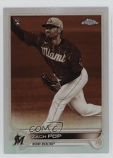 2022 Topps Chrome Sepia Refractor Zach Pop #41 11pj