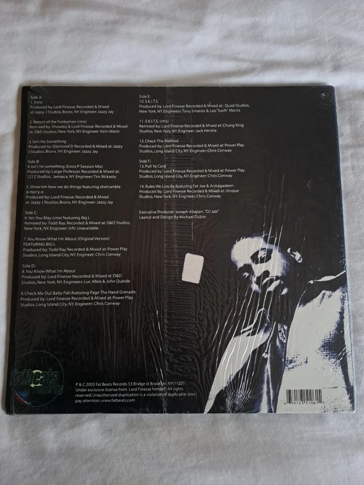 LORD FINESSE FROM THE CRATES TO THE FILES TRIPLE VINYL ALBUM HIP HOP US 2003 EXC - Image 3 of 4