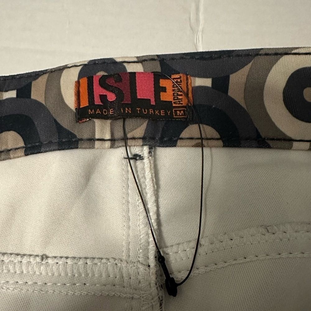 Retro Looking Geometric Patterned Pants Size M - image 9