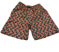 First Wave Swim Trunks Board Shorts Boys 10 12 Pineapples Pink Youth