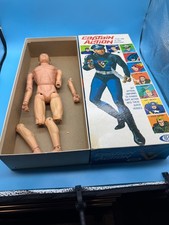 1966 Ideal Captain Action Figure with Box - Please Read Description