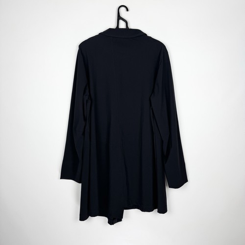 Oska Mantel Cape Jacke asymmetrisch gedehnt Polyamid schwarz Avantgarde Damen 5 - Bild 12 von 24
