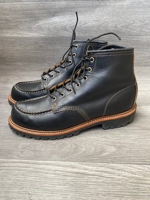 REDWING X IRISH SETTER MOC-TOE BLACK BOOTS STYLE 9878 KLONDIKE