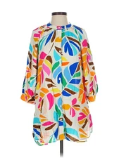 Tabitha Brown for Target Women Yellow Casual Dress XS