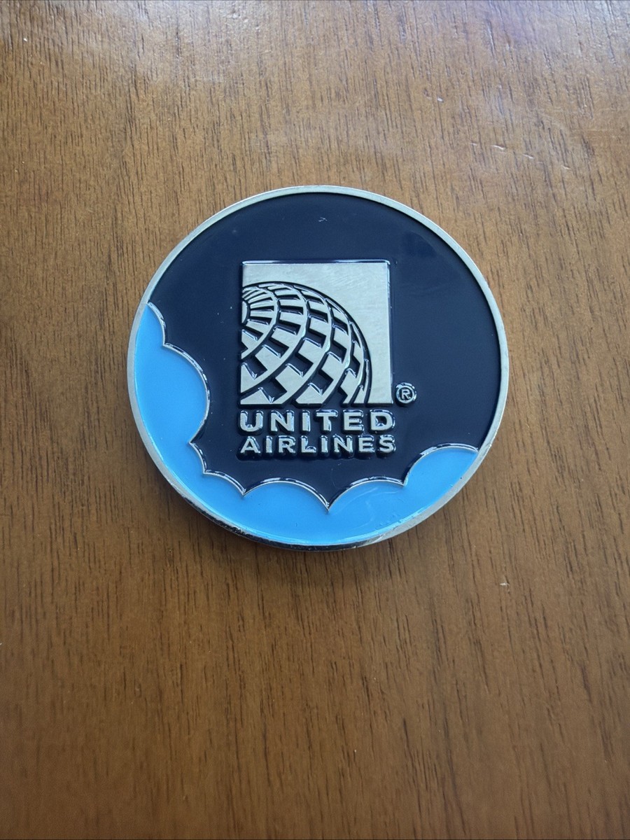 UNITED AIRLINES - Million Miler Challenge Coin Medallion - Miles