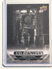 2024-25 Upper Deck Series 1 #C-29 Connor McDavid UD Canvas Black and White