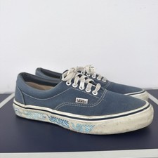 Size 10 - Vintage USA Made VAN’S Authentic Era Blue Skateboard Sneaker Vulcanize