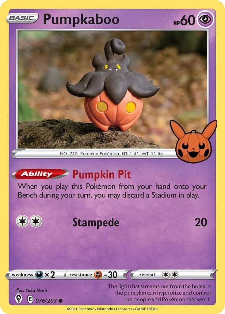 Pumpkaboo 076/203 Trick or Trade B00ster Bndl