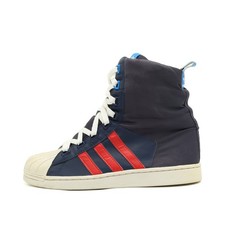 adidas Damen SY2 Sneaker blau rot weiß Leder Nylon Originals High-Top EU 39⅓