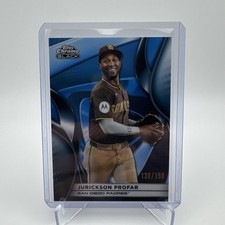2025 Topps Chrome Black - Jurickson Profar #49 Blue Refractor /150
