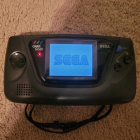 SEGA Game Gear Handheld System RECAPPED [TESTED, Dim Backlight] (1991, Black)