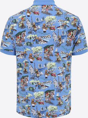 Polo Ralph Lauren - ''Paris Bear'' Graphic Piqué-Poloshirt mit Paris Polo Bear M