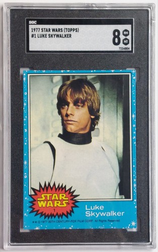 1977 Topps Star Wars #1 Luke Skywalker — SGC 8