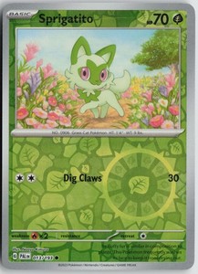 Sprigatito - Reverse Holo Common - Paldea Evolved 013/193