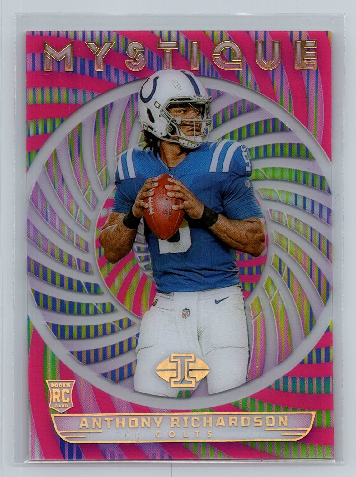 Anthony Richardson 2023 Panini Illusions #2 Mystique Pink /399 Colts