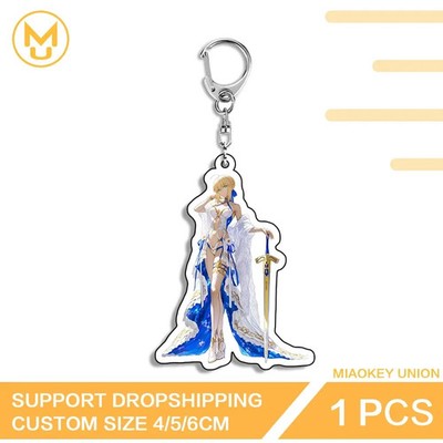 Arturia Pendragon Knight Saber Keyring Acrylic Multi Function Durable Keyring