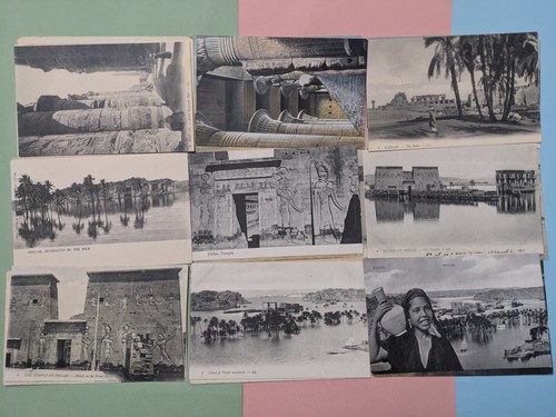 Lot of 60 Vintage Egypt Postcards - Mostly Lithos, Couple RPPC - Picture 4 of 9