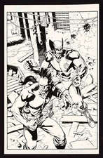 Original Art from Wolverine Origins #31 (2009) Page 2 Pencils by Yanick Paquette