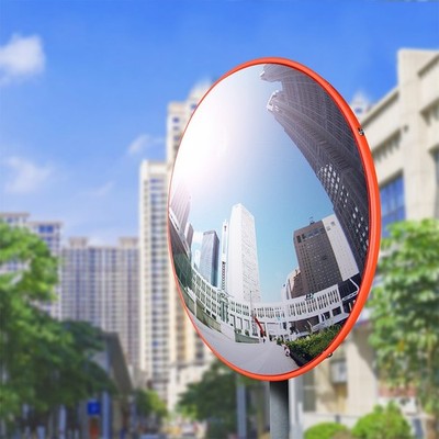 Traffic Convex PC Mirror Wide Angle Blind Spot Corner Road Parking Safety 12 18