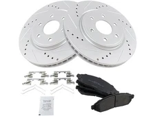 Front Brake Pad and Rotor Kit For 2009-2012 Suzuki Equator 4.0L V6 2010 FH183XB