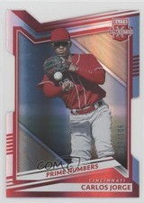 2022 Panini Elite Extra Edition Prime Numbers B Die-Cut 100/106 Carlos Jorge 1u6