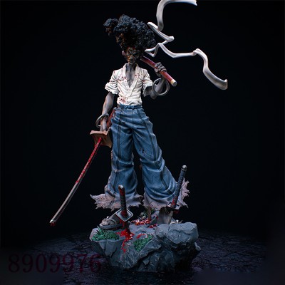 Afro Samurai 3D Printing Figure Unpainted Model GK Blank Kit Sculpture New Stock
