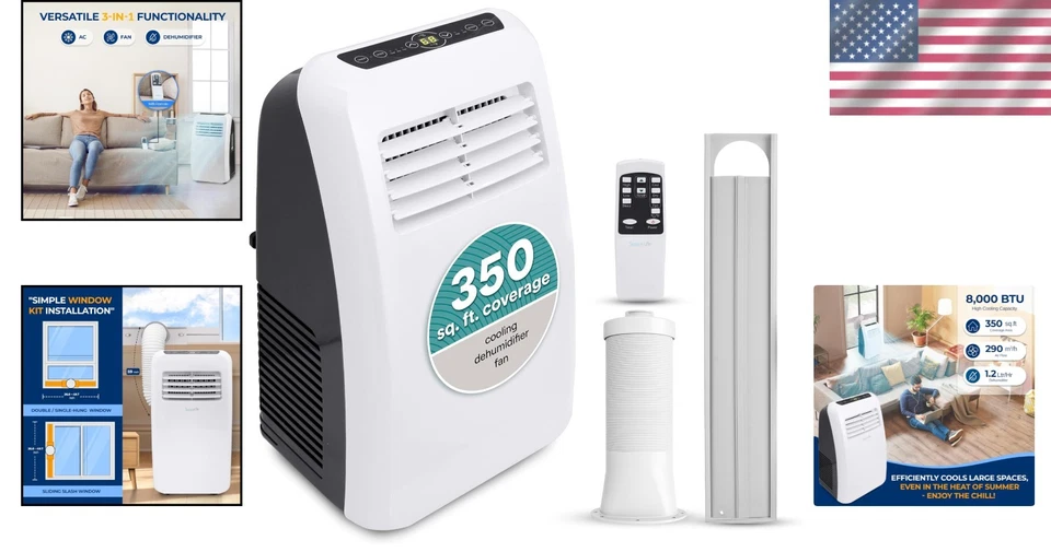 Portable 3-in-1 Air Conditioner - Remote Control - Image 2 of 4