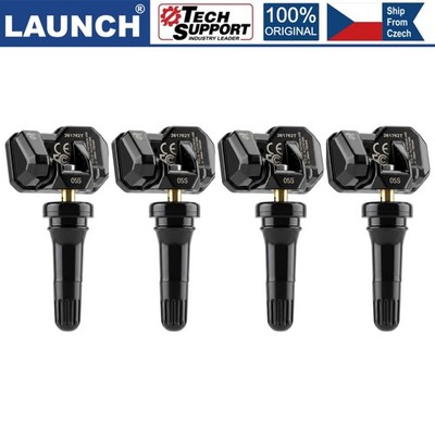 4x LAUNCH LTR-05S 433MHz+315MHz Reifendruck Sensor TPMS RDKS Programmier Rubber