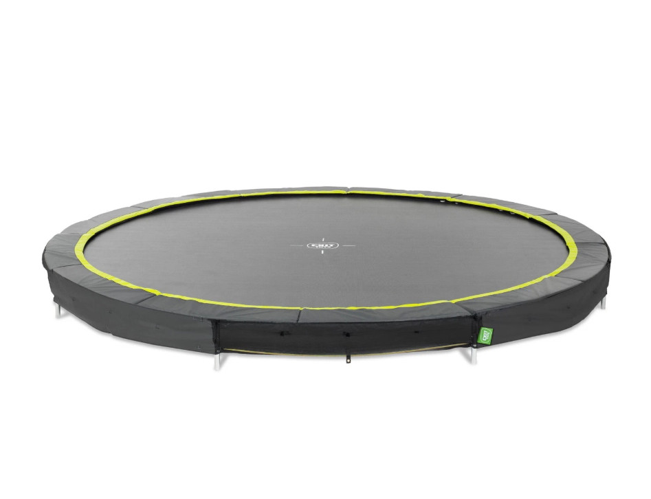 Trampolín de suelo Exit trampolín de jardín Silhouette sports 427 cm negro - Nuevo