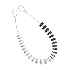 Nut & Bolt Thread Checker - 26 Male/Female Gauges - 14 Inch & 12 Metric for Quic