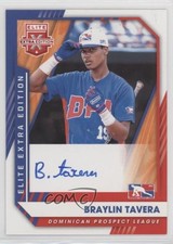 2021 Panini Elite Extra Edition Signatures Braylin Tavera #214 Auto 1kd7