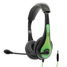 AVID AE-36 3.5mm Headset with Boom Mic (Green) - SEALED NEW
