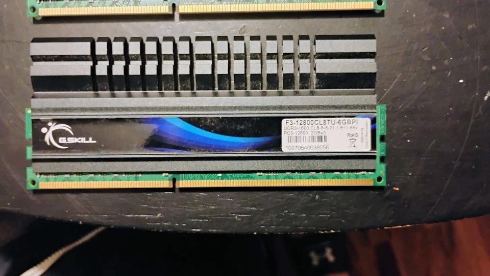 G.SKILL 6GB (3 x 2GB) DDR3 1600 (PC3 12800) Triple Channel Kit Desktop Memory - Image 2 of 3