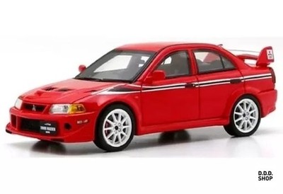 1/43 Mitsubishi Lancer Evolution Vi Tme rot Ksr43116R Mini Modellauto