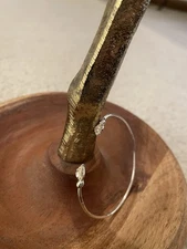 925 Sterling Silver Thin Cuff - Baby Size