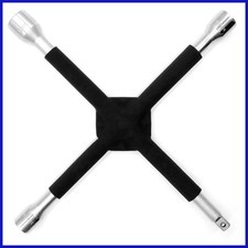 Radkreuz verstärkt mit griffiger Beschichtung 17/19/21mm mit 1/2" Außenvierkant