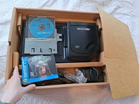 SEGA CD SYSTEM IN BOX SEWER SHARK TESTED WORKS