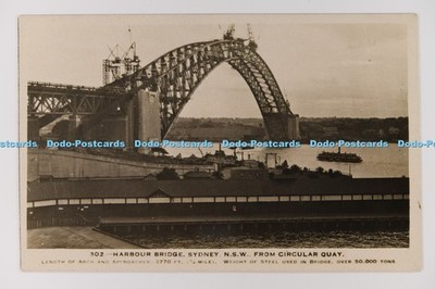 C031421 N S W Sydney Harbour Bridge vom Circular Quay