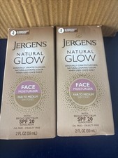 Jergens Natural Glow Face Moisturizer  Self Tanner SPF 20 2fl oz Fair to Medium