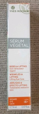 Yves Rocher Serum Vegetal Wrinkles & Lifting Eye Care .47 fl oz New & Sealed