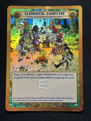Cryptid Camp Elemental Campfire Surprise Promo Monthly Pack 013/012 Full Holo NM