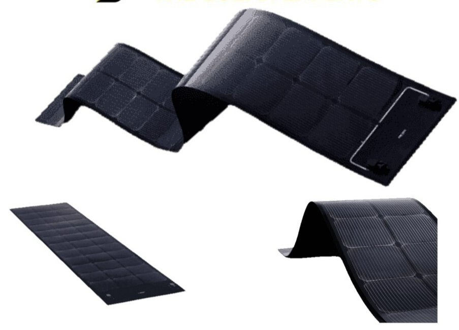 245W Flexible Cigs Solar Panel with Self-Adhesive Backing