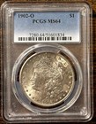 1902 O Morgan Silver Dollar Grade MS64 NGC — photo 1